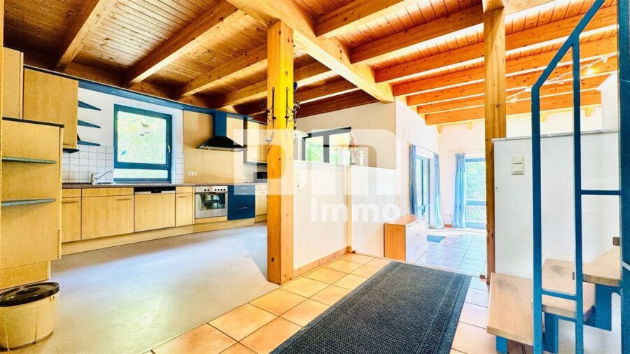 Zwei hochwertige Premium Doppelhaushälften im Paket auf großem Gewerbegrundstück - Haus 2 Offener Wohn Essbereich / Offene Küche